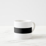 Black And White Stripes Classic Espresso Cup<br><div class="desc">Fashion black and white graphic stripes decor in horizontal or in vertical fashion are a modern classic graphic design style that always make for a great custom gift for yourself or for someone special on your list, these are sure to make an impression on any festive occasions. Email us using...</div>