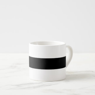 Black And White Stripes Classic Espresso Cup