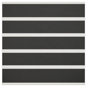 Black and White Stripes Design Fabric