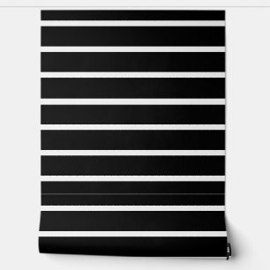 Black and White Stripes Design Wallpaper