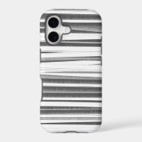 Black and white stripes graphic art