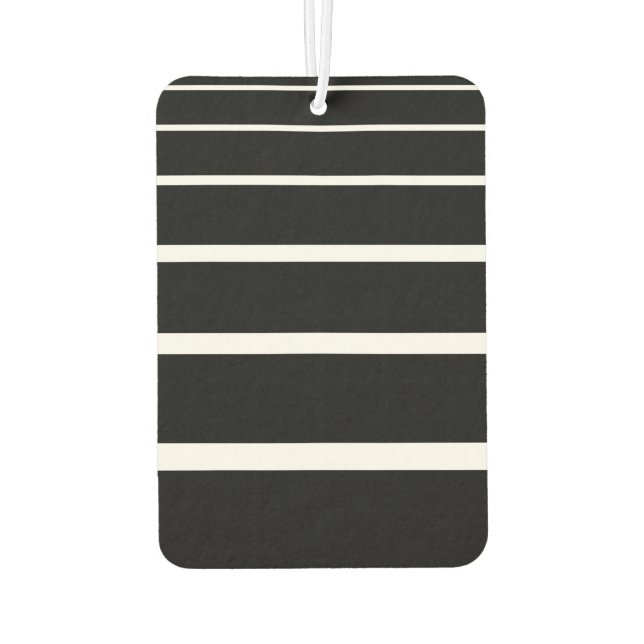 Black and White Stripes iPhone Case Car Air Freshener (Back)