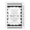 Black and White Stripes Modern Wedding Invitation