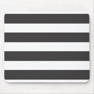 Black and White Stripes Mousepad