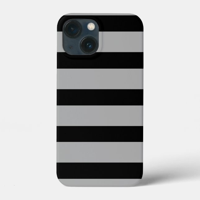 Black and white stripes pattern Case-Mate iPhone case (Back)