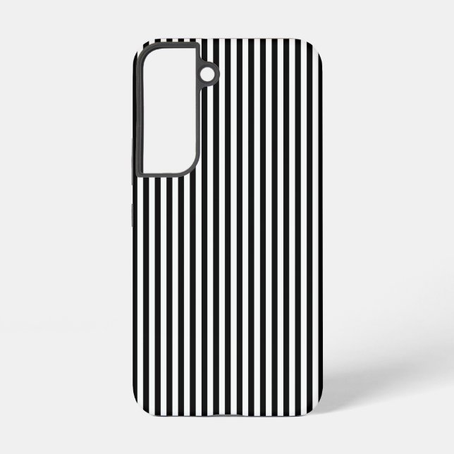 Black And White Stripes  Samsung Galaxy S22 Case (Back)