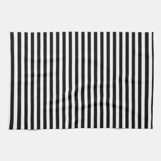 Black and White Stripes; Striped Tea Towel