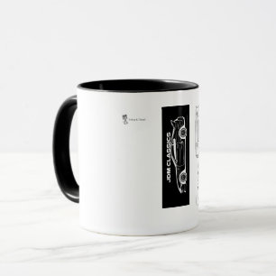 Black and White Supra Mug   Piston & Thread
