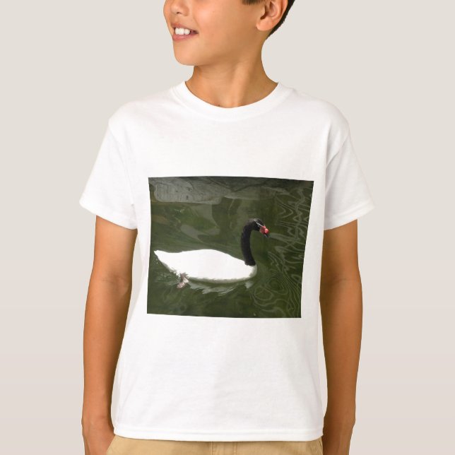 Black and White Swan T-Shirt (Front)