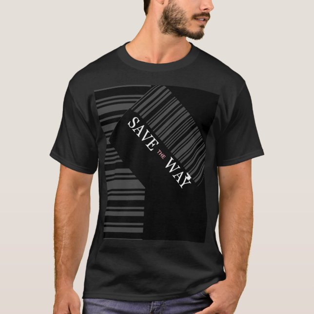 black and white T-Shirt (Front)
