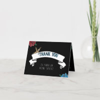 Black and White Tattoo Old School Invitation