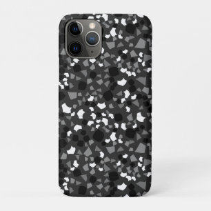 Black and White terrazzo Minimal modern Case-Mate  iPhone Case