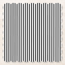 Black and White Thin Pinstripe