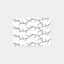 Black and White Thorn Pattern