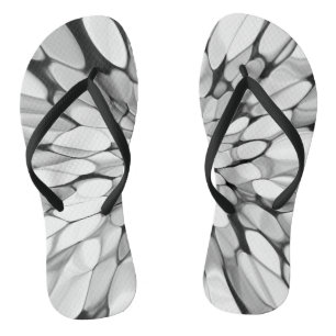 Black and white Tie-dye Jandals
