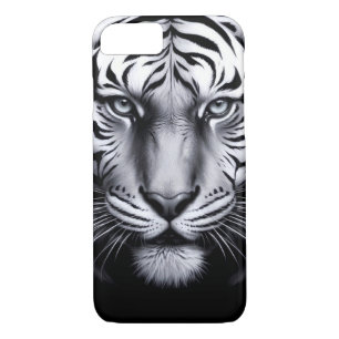 black and white tiger Case-Mate iPhone case