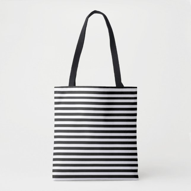 Black and white tote bag (Front)