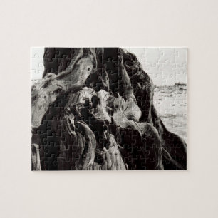 Black and White Tree Jigsaw Puzzle