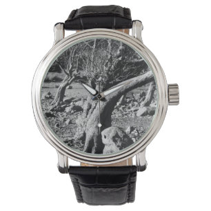 BLACK AND WHITE TREES WATCH