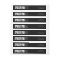 Black and White Trendy Photo Collage with Monogram