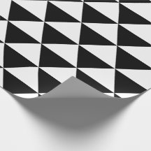 Black and White Triangle Pattern