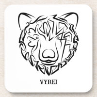 Black and White Tribal Bear