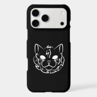 Black and White Tribal Cat