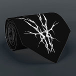 Black and White Tribal Deer Skull Hunting Design Tie<br><div class="desc">Make a bold statement with this unique, intricately detailed Deer Skull Tribal Design. Featuring a striking black and white image, this artwork reimagines the classic hunting trophy with a dark, modern edge. Perfect for deer hunters looking for gear that stands out from the traditional camo, this "scary-cool" tribal aesthetic adds...</div>