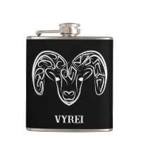 Black and White Tribal Goat / Sheep