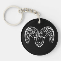 Black and White Tribal Goat / Sheep
