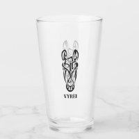 Black and White Tribal Horse