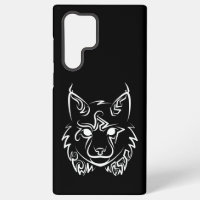 Black and White Tribal Lynx