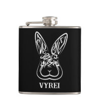 Black and White Tribal Rabbit