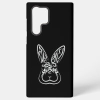 Black and White Tribal Rabbit