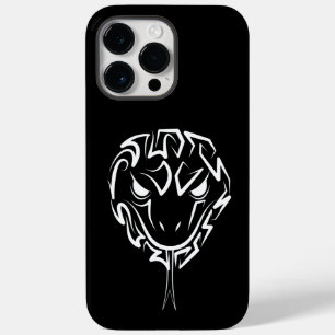Black and White Tribal Snake Case-Mate iPhone 14 Pro Max Case
