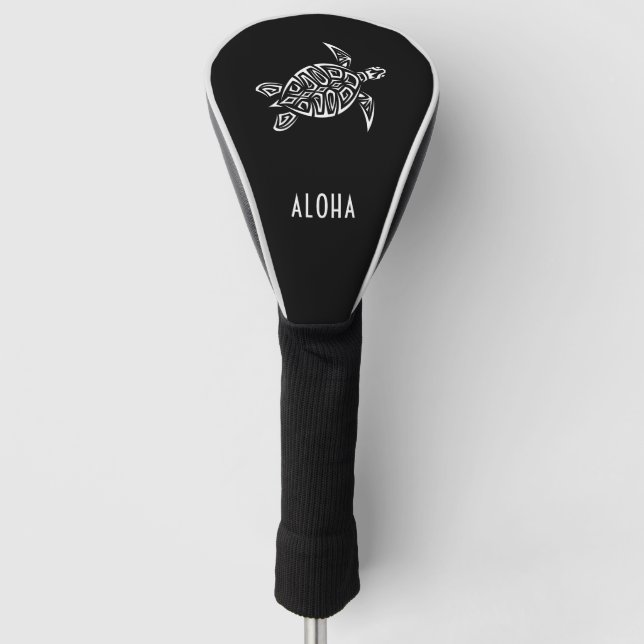 Black And White Turtle | Maritime Golf Head Cover (Front)