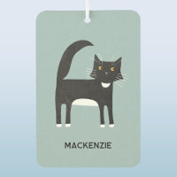 Black and White Tuxedo Cat Personalised