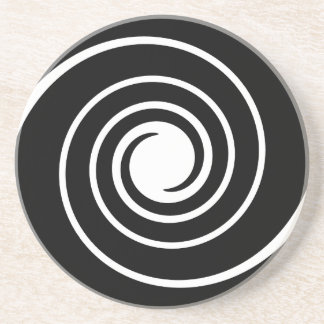 Black and White Twist. Coaster