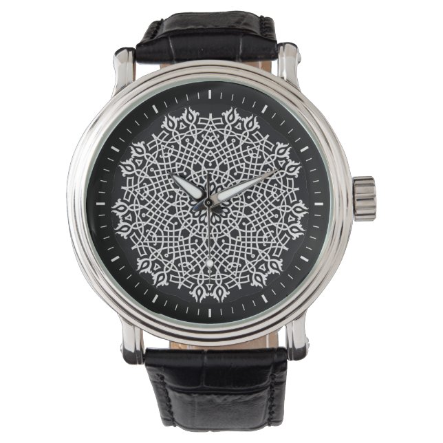 Black and White Versailles Watch (Front)