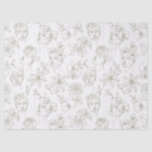 Black and White Vintage Floral Face Line Pattern 3 Tissue Paper<br><div class="desc">Vintage floral face line pattern tissue paper featuring elegant abstract female faces paired with delicate blooming flowers on a clean white background. Minimalist and feminine with a soft rustic aesthetic,  this timeless design is ideal for boho style lovers,  floral art enthusiasts,  beauty lovers,  and fans of modern vintage decor.</div>