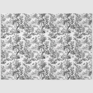 Black and White Vintage Tissue Paper