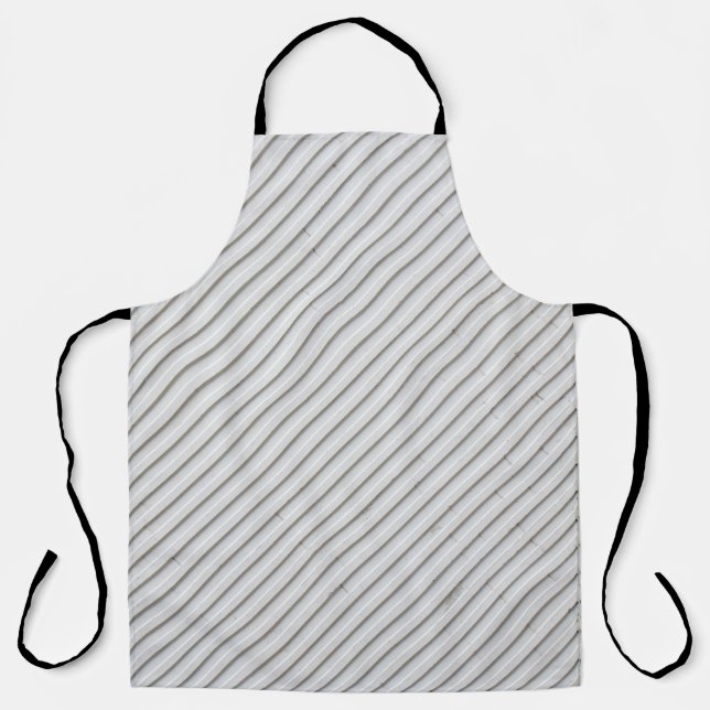 Black and white wall apron (Front)