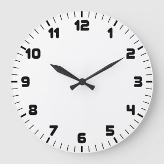 Black and White Wall Clock