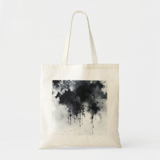 Black and White Watercolor print 2 Tote Bag