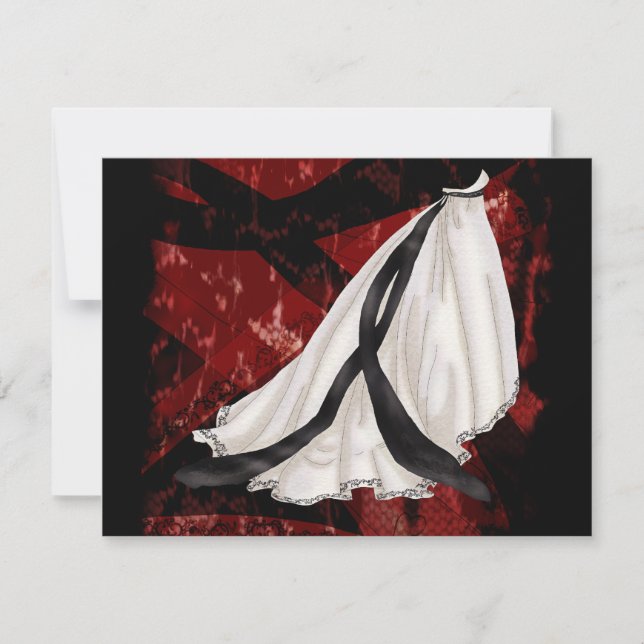 Black and White Wedding Gown (Front)