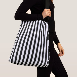 Black and White Women’s Tank Top Minimal Style Crossbody Bag