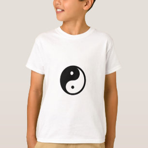 Black and white Yin/Yang symbol apparel T-Shirt