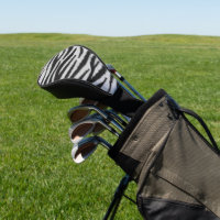 Black and White Zebra Fur Print Pattern