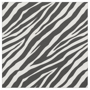 Black and White Zebra Print Fabric