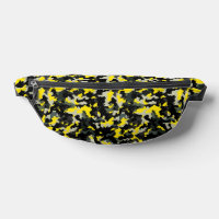 Black and Yellow Camouflage Pattern